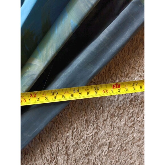 Vintage Large Asian Wall Fan 35" Hand Painted Forest Tiger - Picture 7 of 8